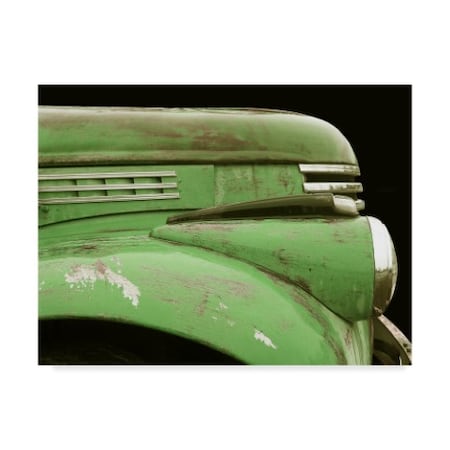 Larry Hunter 'Chevy Streamline Apple Green' Canvas Art,24x32